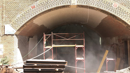 Wiener Stadtbahnbogen sandstrahlen