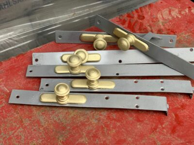 Türbeschläge Glasperlen sandgestrahlt